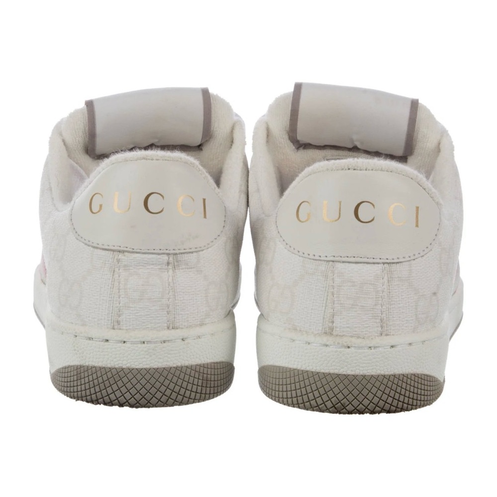 Gucci GG Supreme Grosgrain Trim Sneakers - Picture 4 of 6
